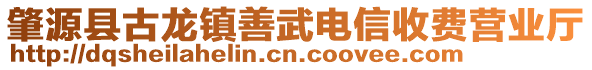 肇源縣古龍鎮(zhèn)善武電信收費(fèi)營(yíng)業(yè)廳