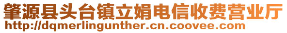 肇源縣頭臺(tái)鎮(zhèn)立娟電信收費(fèi)營(yíng)業(yè)廳