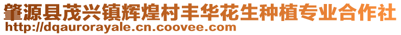 肇源縣茂興鎮輝煌村豐華花生種植專業合作社