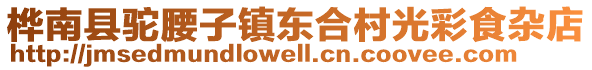 樺南縣駝腰子鎮(zhèn)東合村光彩食雜店