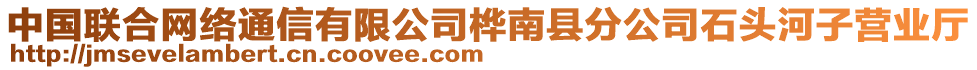 中國聯合網絡通信有限公司樺南縣分公司石頭河子營業廳