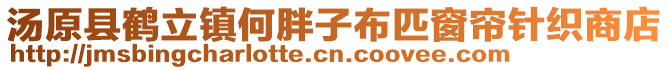 湯原縣鶴立鎮(zhèn)何胖子布匹窗簾針織商店