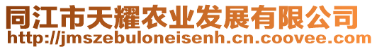 同江市天耀農(nóng)業(yè)發(fā)展有限公司