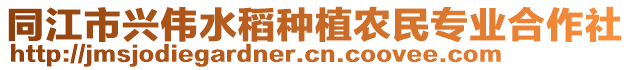 同江市興偉水稻種植農(nóng)民專業(yè)合作社