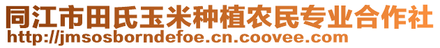 同江市田氏玉米種植農(nóng)民專業(yè)合作社