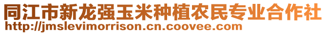 同江市新龍強(qiáng)玉米種植農(nóng)民專業(yè)合作社