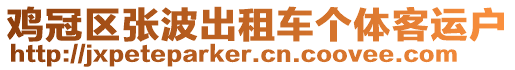雞冠區張波出租車個體客運戶