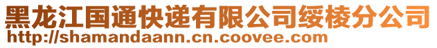 黑龙江国通快递有限公司绥棱分公司