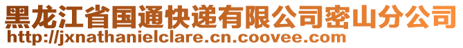 黑龍江省國通快遞有限公司密山分公司