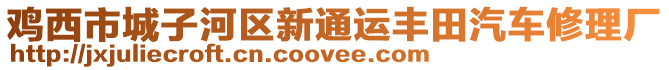 雞西市城子河區(qū)新通運豐田汽車修理廠