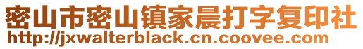 密山市密山鎮(zhèn)家晨打字復(fù)印社