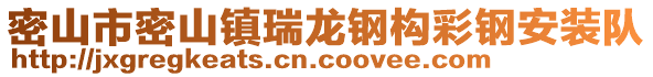 密山市密山鎮(zhèn)瑞龍鋼構彩鋼安裝隊