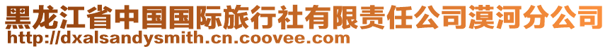 黑龍江省中國(guó)國(guó)際旅行社有限責(zé)任公司漠河分公司