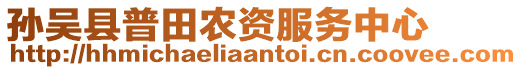 孫吳縣普田農資服務中心