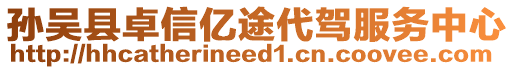 孫吳縣卓信億途代駕服務(wù)中心