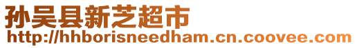 孫吳縣新芝超市