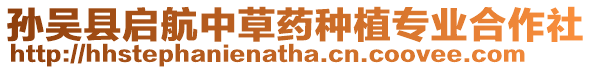 孫吳縣啟航中草藥種植專業合作社