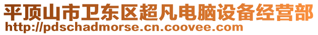 平頂山市衛(wèi)東區(qū)超凡電腦設備經(jīng)營部