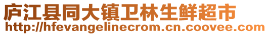 廬江縣同大鎮(zhèn)衛(wèi)林生鮮超市