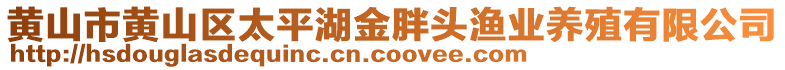 黄山市黄山区太平湖金胖头渔业养殖有限公司