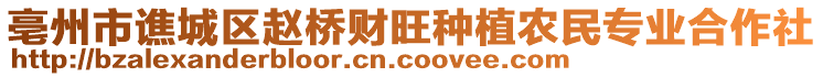 亳州市譙城區(qū)趙橋財(cái)旺種植農(nóng)民專業(yè)合作社