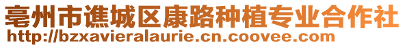 亳州市譙城區(qū)康路種植專業(yè)合作社