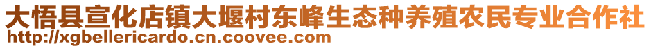 大悟縣宣化店鎮(zhèn)大堰村東峰生態(tài)種養(yǎng)殖農(nóng)民專業(yè)合作社