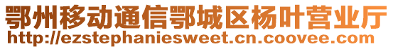 鄂州移動(dòng)通信鄂城區(qū)楊葉營(yíng)業(yè)廳