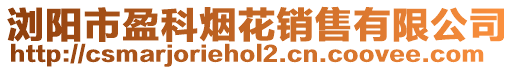 瀏陽市盈科煙花銷售有限公司