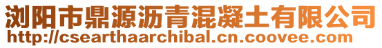 瀏陽市鼎源瀝青混凝土有限公司