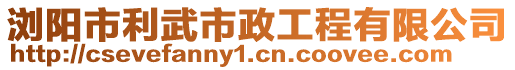 瀏陽市利武市政工程有限公司