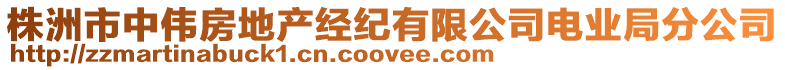 株洲市中偉房地產經紀有限公司電業(yè)局分公司