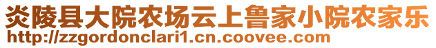 炎陵縣大院農(nóng)場(chǎng)云上魯家小院農(nóng)家樂(lè)