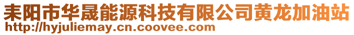 耒陽市華晟能源科技有限公司黃龍加油站