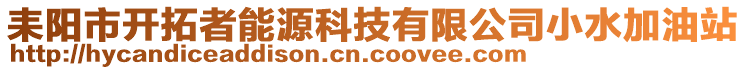 耒陽市開拓者能源科技有限公司小水加油站