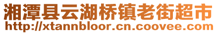 湘潭县云湖桥镇老街超市