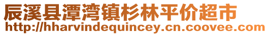 辰溪县潭湾镇杉林平价超市