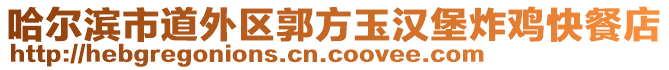 哈爾濱市道外區(qū)郭方玉漢堡炸雞快餐店