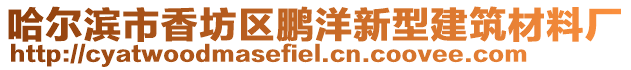 哈爾濱市香坊區鵬洋新型建筑材料廠