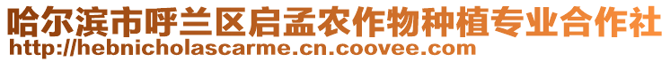 哈爾濱市呼蘭區(qū)啟孟農(nóng)作物種植專業(yè)合作社