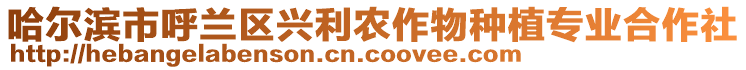 哈爾濱市呼蘭區(qū)興利農作物種植專業(yè)合作社