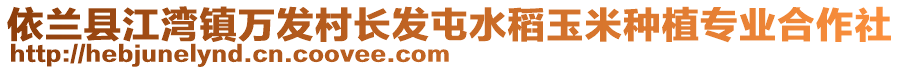 依兰县江湾镇万发村长发屯水稻玉米种植专业合作社