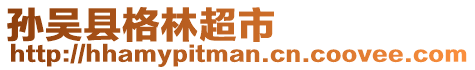 孫吳縣格林超市