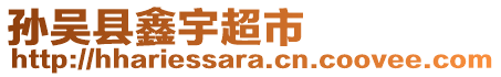 孫吳縣鑫宇超市