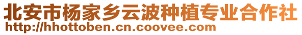 北安市楊家鄉(xiāng)云波種植專業(yè)合作社