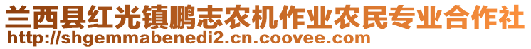 兰西县红光镇鹏志农机作业农民专业合作社