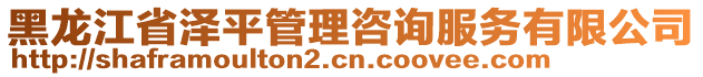 黑龍江省澤平管理咨詢服務(wù)有限公司