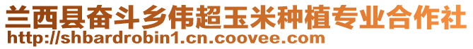 蘭西縣奮斗鄉(xiāng)偉超玉米種植專業(yè)合作社