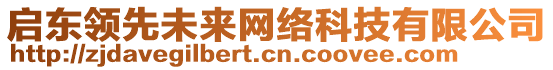 啟東領(lǐng)先未來網(wǎng)絡(luò)科技有限公司