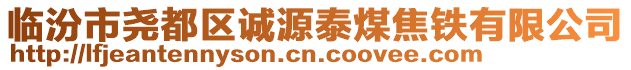 臨汾市堯都區誠源泰煤焦鐵有限公司